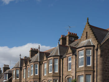 Low angle view of building against sky