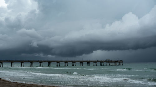 Dania pier at sunrise florida 