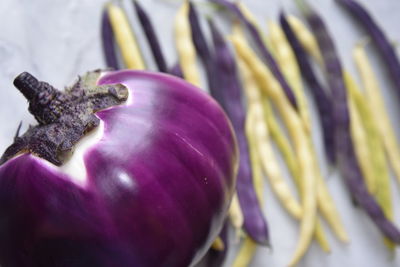 Close-up of purple vegetables 