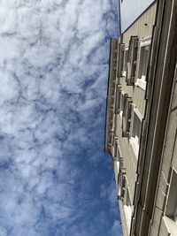 Low angle view of buildings against sky