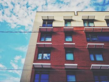 Low angle view of building against sky