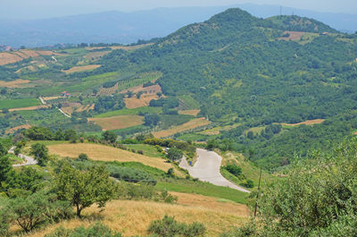 Scenic view of mountains