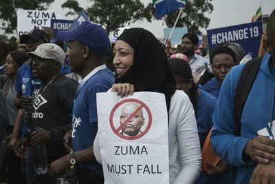 Women with people in background