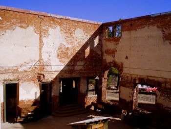 Low angle view of old building