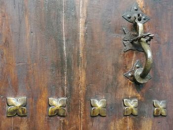 Full frame shot of rusty door