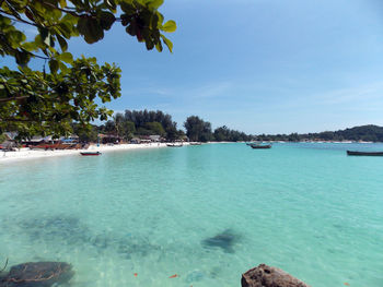 Beach against sky