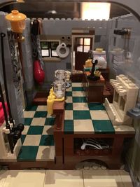Interior of restaurant