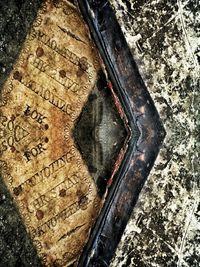 Close-up of old building