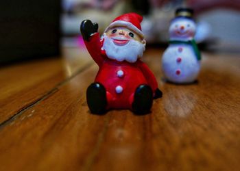 Close-up of stuffed toy on table