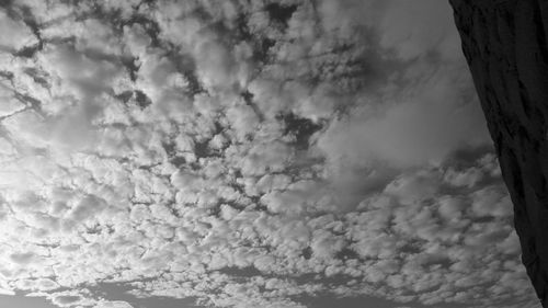 Low angle view of storm clouds in sky