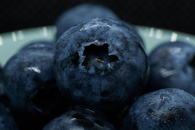 High angle view of fruits in container