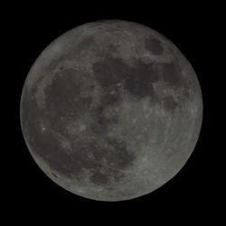 Scenic view of moon against sky at night