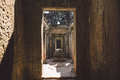 Entrance of old building