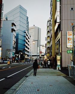 View of city street