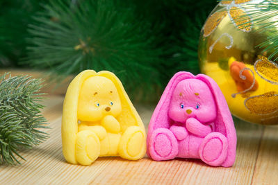 Close-up of christmas decoration