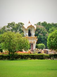 View of built structure with trees in background