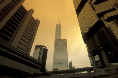 Low angle view of building against sky