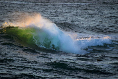 Scenic view of sea waves