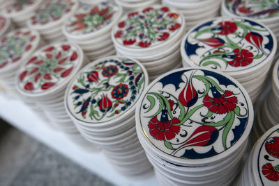 Close-up of souvenir for sale at market