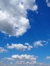 Low angle view of cloudy sky