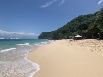 Virgin beach of nature