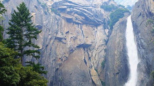 Panoramic view of rocky mountains