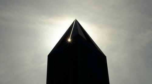 Low angle view of building against sky