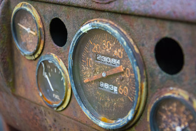 Close-up of object on wall