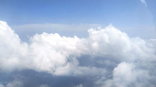 Low angle view of clouds in sky