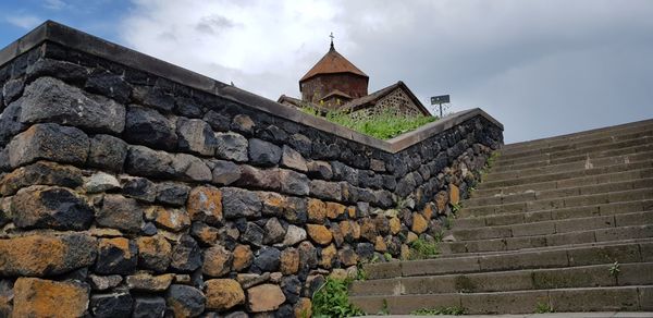 Low angle view of building against sky