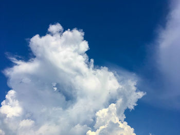 Low angle view of clouds in sky