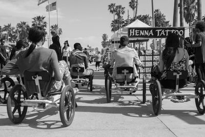 People on city street