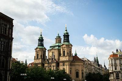 Low angle view of cathedral against sky