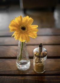 Close-up of drink on table