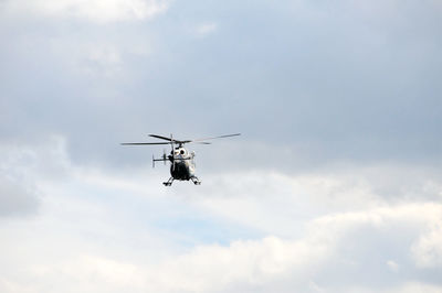 Nypd helicopter, october 2015 in manhattan, new york, usa