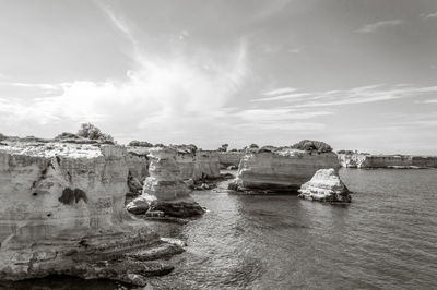 Panoramic view of sea against sky