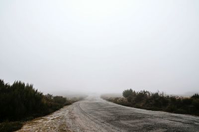 Scenic view of landscape against clear sky