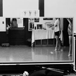 Group of people in shopping mall