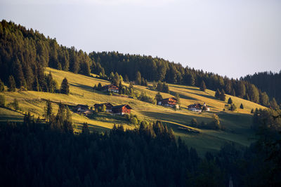 Panoramic view of landscape against sky