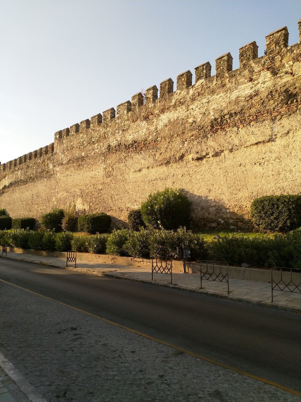 VIEW OF FORT AGAINST THE WALL OF SKY