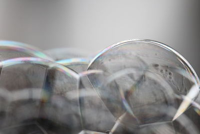 Close-up of bubbles