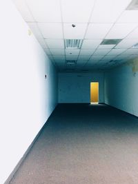 Empty corridor of building