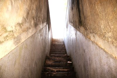 Steps amidst buildings