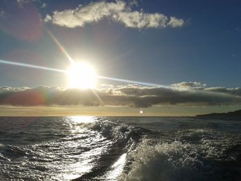Sunset over sea