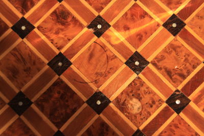 Full frame shot of tiled floor