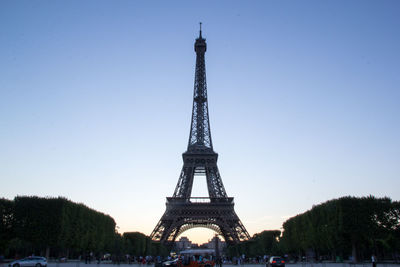 Tower in city against sky