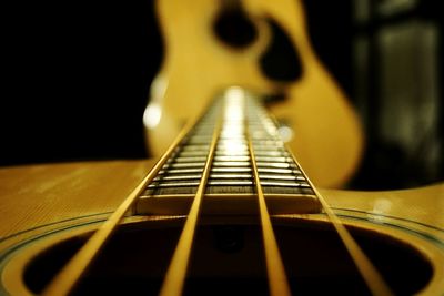 Close-up of guitar