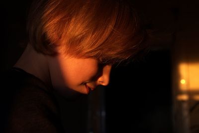 Close-up portrait of a boy