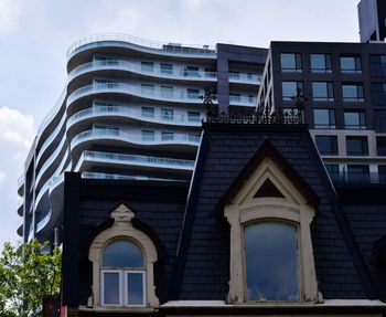 Low angle view of building against sky