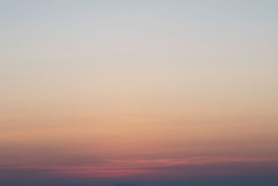 Low angle view of sky during sunset